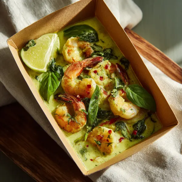 Light Green Thai Prawn Curry
